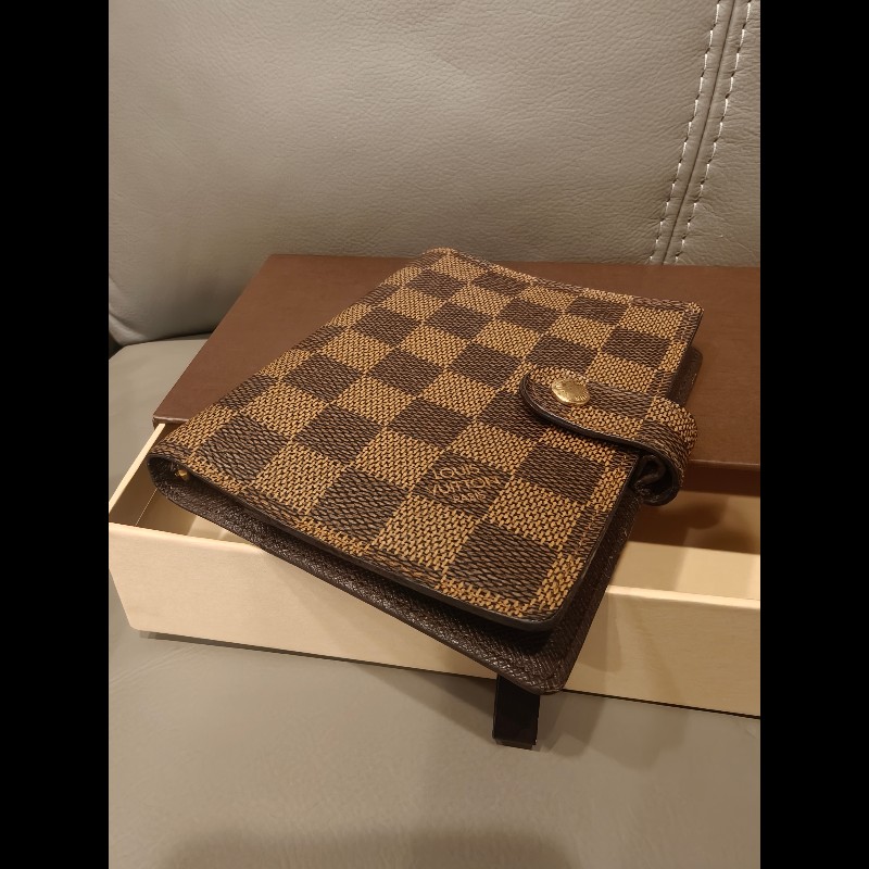 日本帶回絕版LV格子紋，狀況良好筆記本封面-6