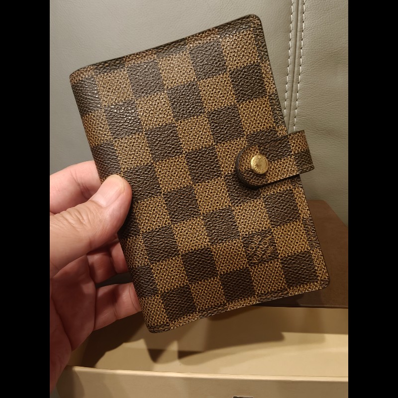 日本帶回絕版LV格子紋，狀況良好筆記本封面-10