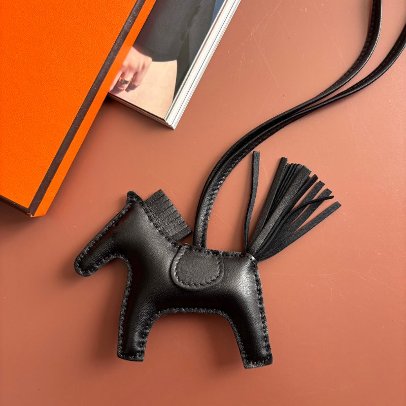 Y刻 ::Hermès::Rodeo Pegase PM 黑色小馬吊飾 掛飾-1