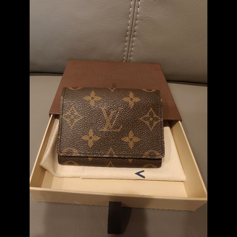 日本帶回Louis Vuitton Envelope Carte de Visite Monogram M62920/CA0965 附盒子與防塵袋-0