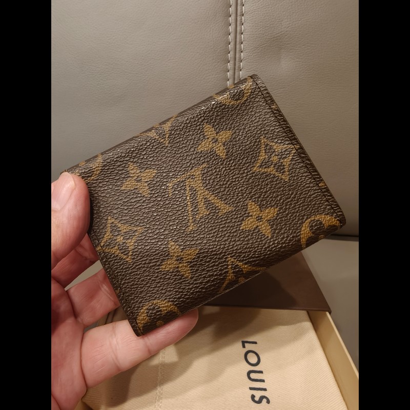 日本帶回Louis Vuitton Envelope Carte de Visite Monogram M62920/CA0965 附盒子與防塵袋-2