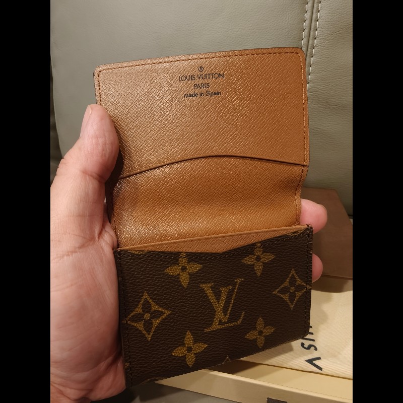 日本帶回Louis Vuitton Envelope Carte de Visite Monogram M62920/CA0965 附盒子與防塵袋-3