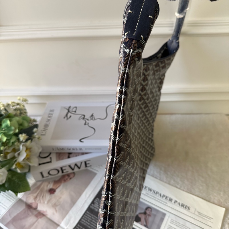 Boheme Hobo 拉鍊肩背包(海軍藍)-2