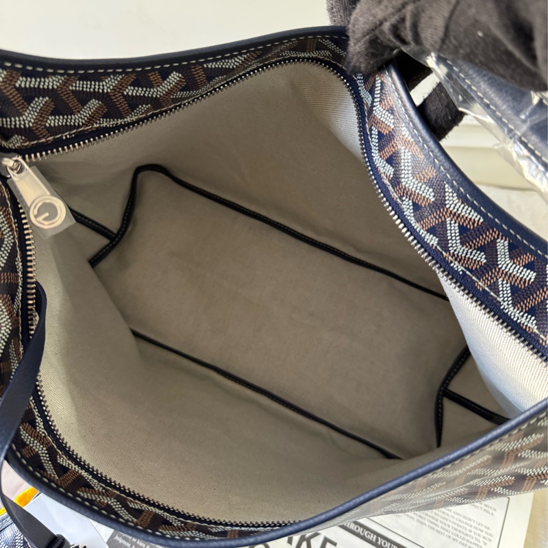 Boheme Hobo 拉鍊肩背包(海軍藍)-6