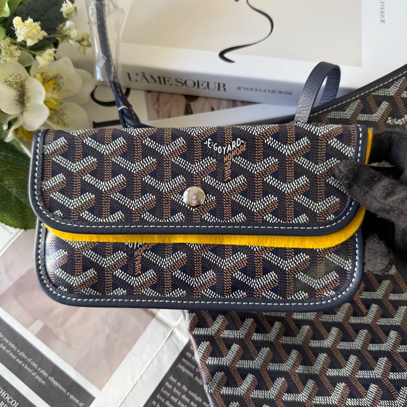 Boheme Hobo 拉鍊肩背包(海軍藍)-7