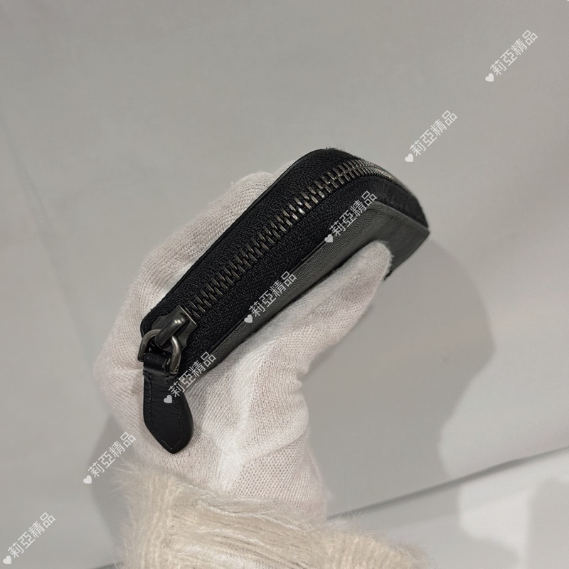 莉亞精品♡ Burberry 黑卡包 二手美品-4