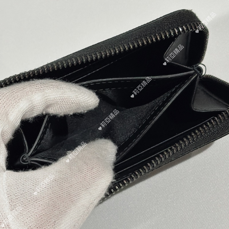 莉亞精品♡ Burberry 黑卡包 二手美品-12