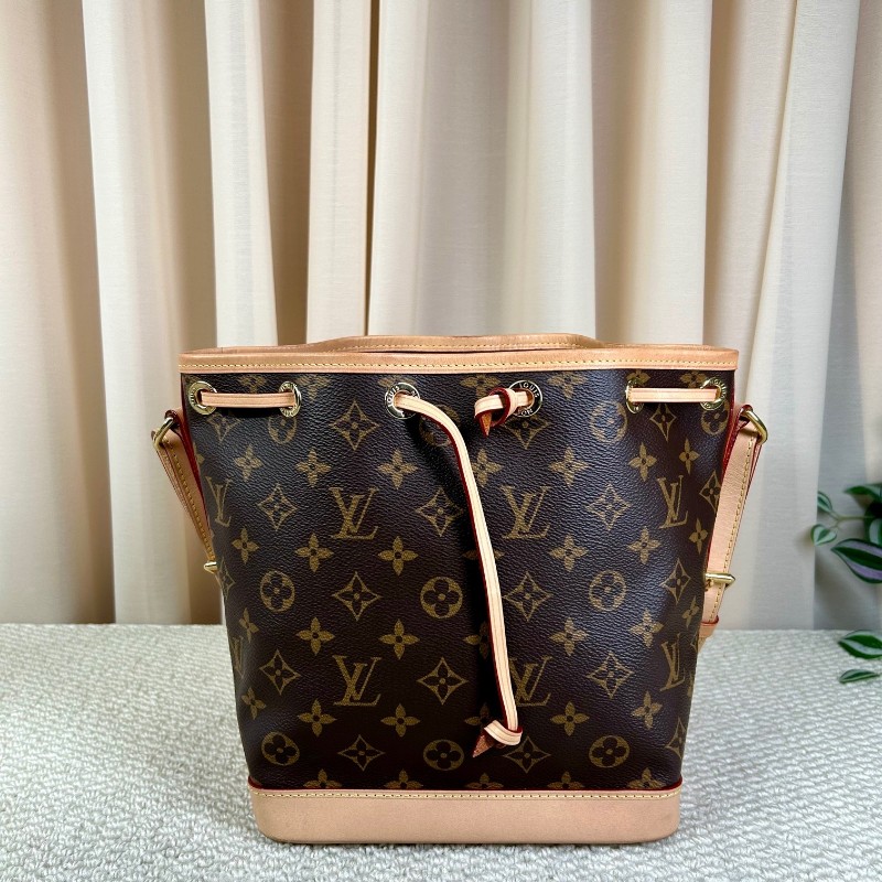 LV路易威登老花抽繩水桶包 經典老花香槟桶 容量大 可單肩可斜挎 好看又百搭-0