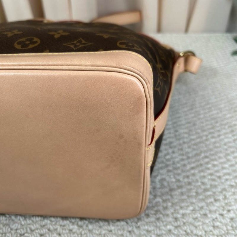 LV路易威登老花抽繩水桶包 經典老花香槟桶 容量大 可單肩可斜挎 好看又百搭-10