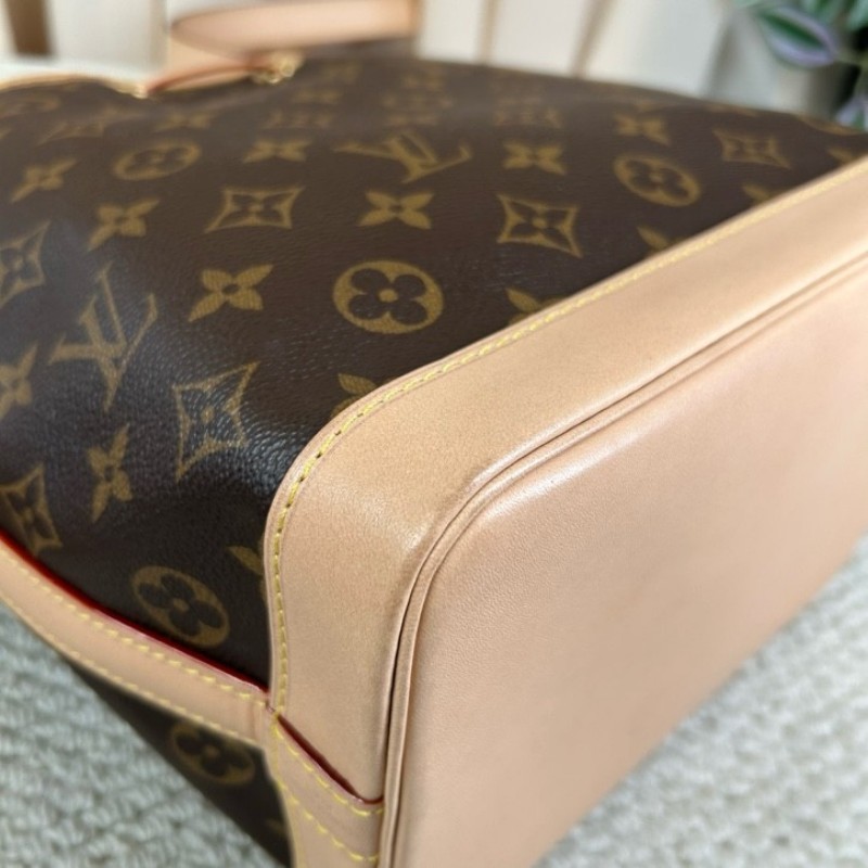 LV路易威登老花抽繩水桶包 經典老花香槟桶 容量大 可單肩可斜挎 好看又百搭-11