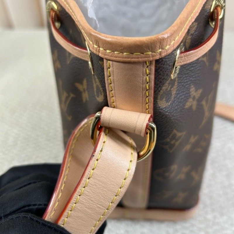 LV路易威登老花抽繩水桶包 經典老花香槟桶 容量大 可單肩可斜挎 好看又百搭-21