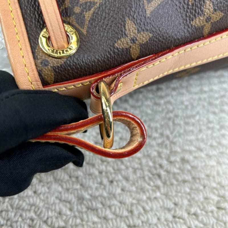 LV路易威登老花抽繩水桶包 經典老花香槟桶 容量大 可單肩可斜挎 好看又百搭-22