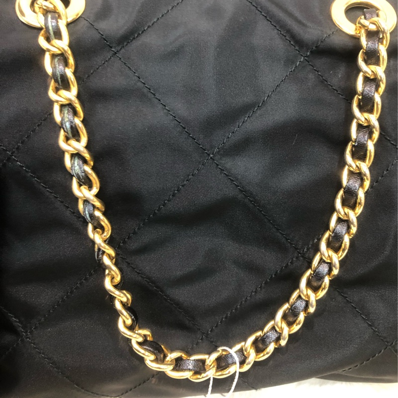 PRADA 中古黑色鏈條包 XB998-13