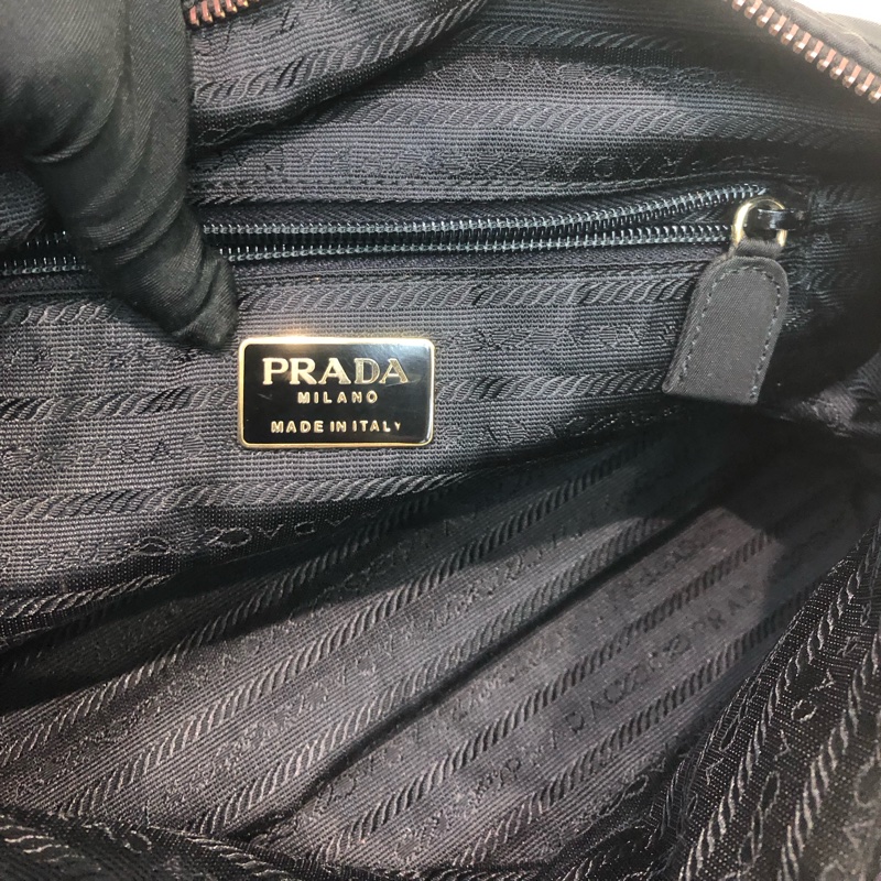 PRADA 中古黑色鏈條包 XB998-15