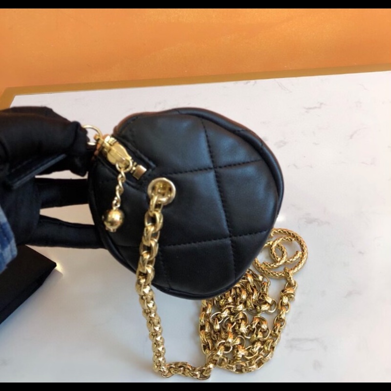 Chanel 22 芯片款 香奈兒保齡球圓筒斜挎包 單肩包-3