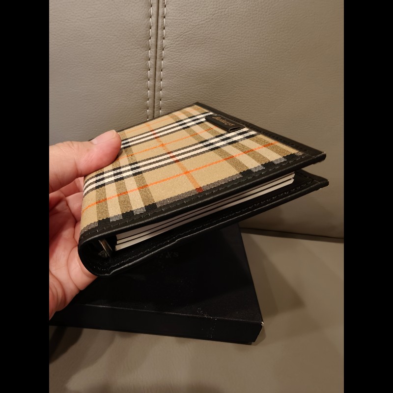 日本帶回藍標burberry筆記本全套-2