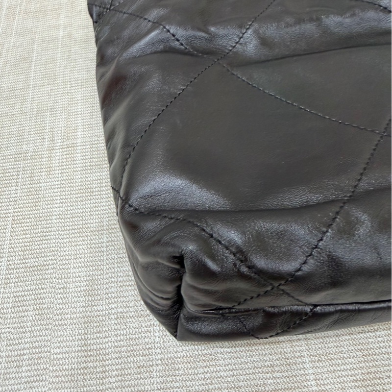 香奈兒 Chanel 22bag mini 黑金-13