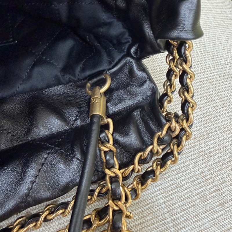 香奈兒 Chanel 22bag mini 黑金-22