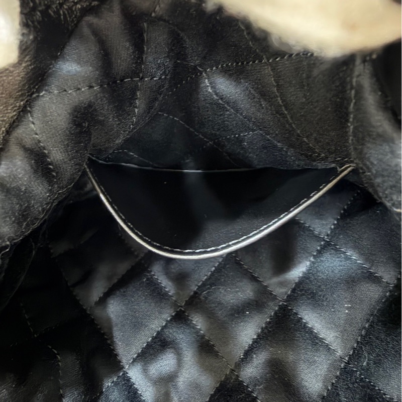 香奈兒 Chanel 22bag mini 黑金-25