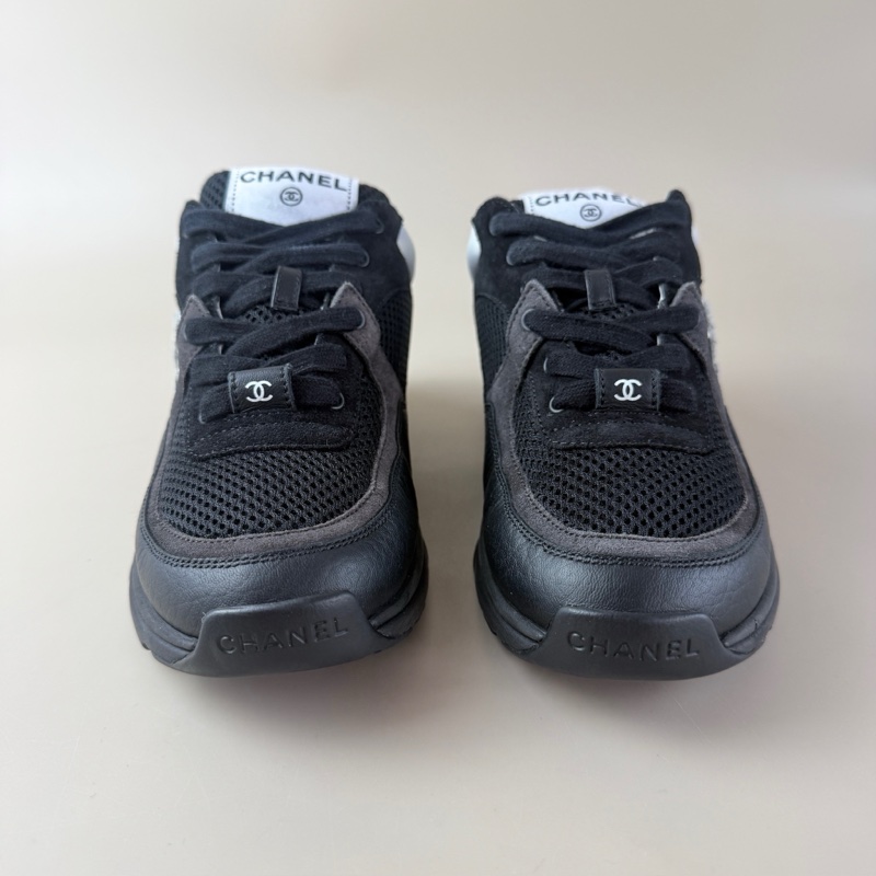 CHANEL/香奈兒 黑白熊貓雙C運動鞋 36碼 95新-1