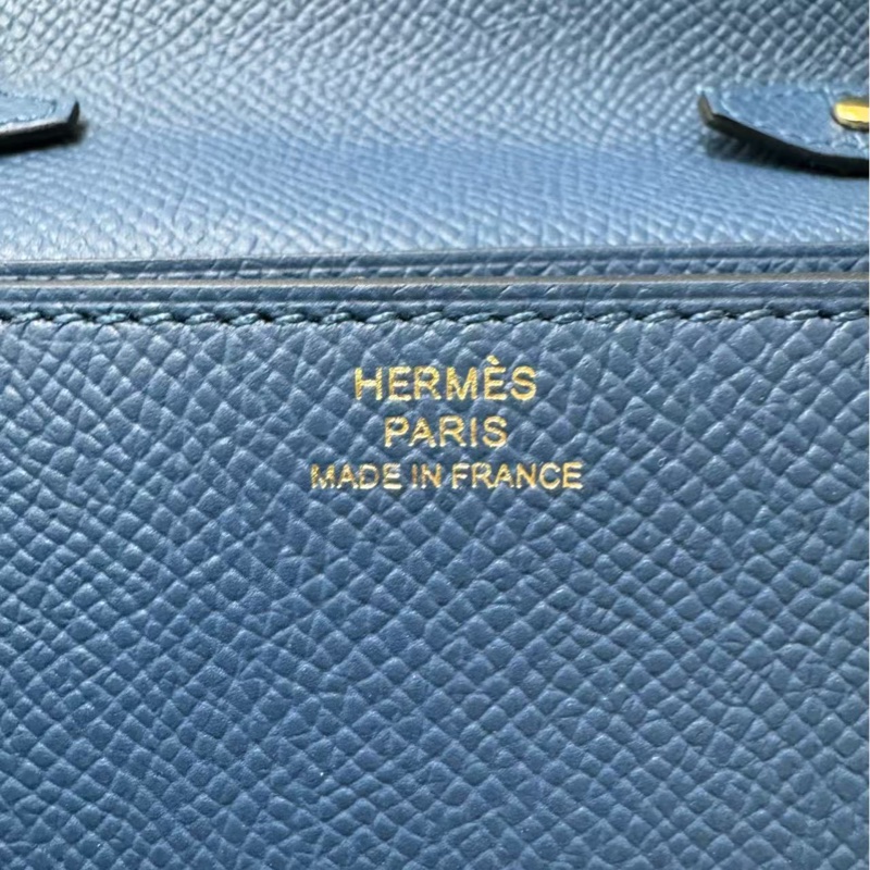 🌈Hermes💙Clic 16💙寶石藍色金扣🌟99.8新閑置🌈Epsom皮🌟愛馬仕🌟-2