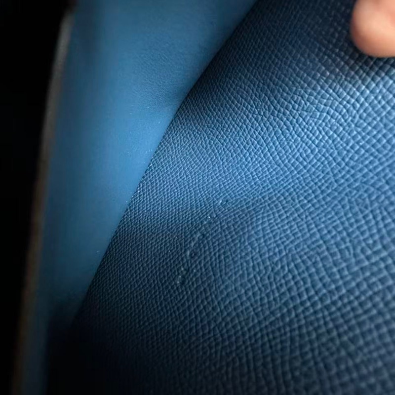 🌈Hermes💙Clic 16💙寶石藍色金扣🌟99.8新閑置🌈Epsom皮🌟愛馬仕🌟-5