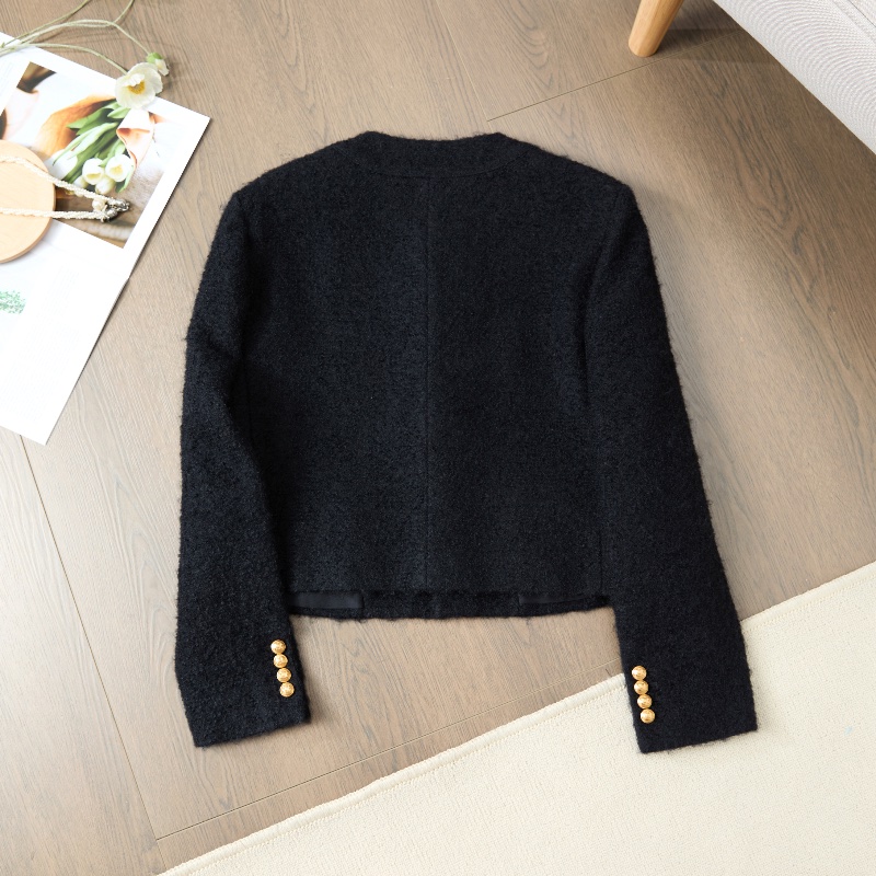 ❤️ CELINE 經典黑金外套 超精致紐扣-7