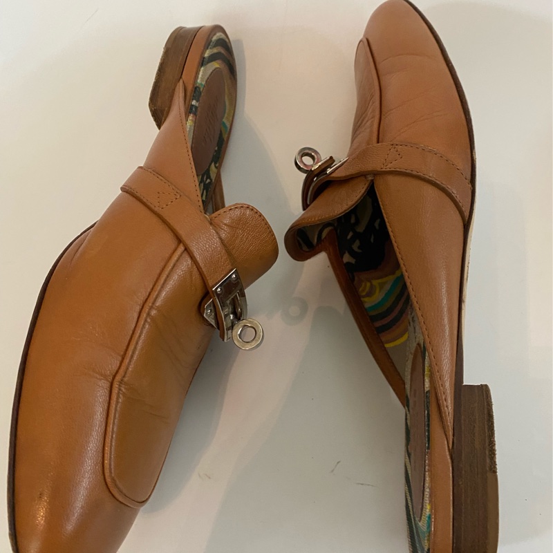 Hermes Oz Leather Sandal EU 38-5