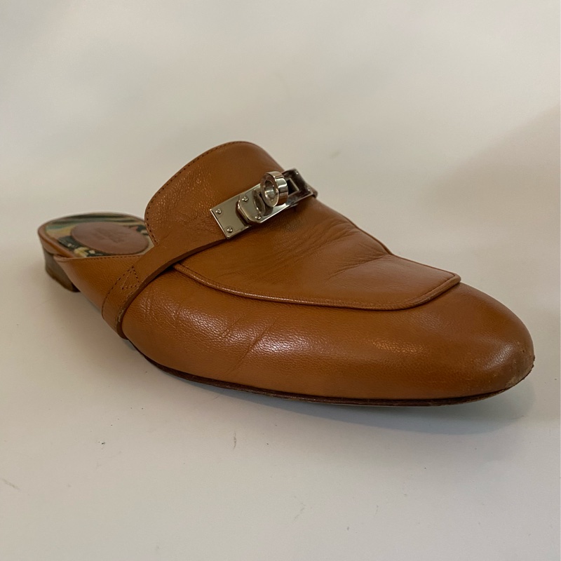 Hermes Oz Leather Sandal EU 38-9