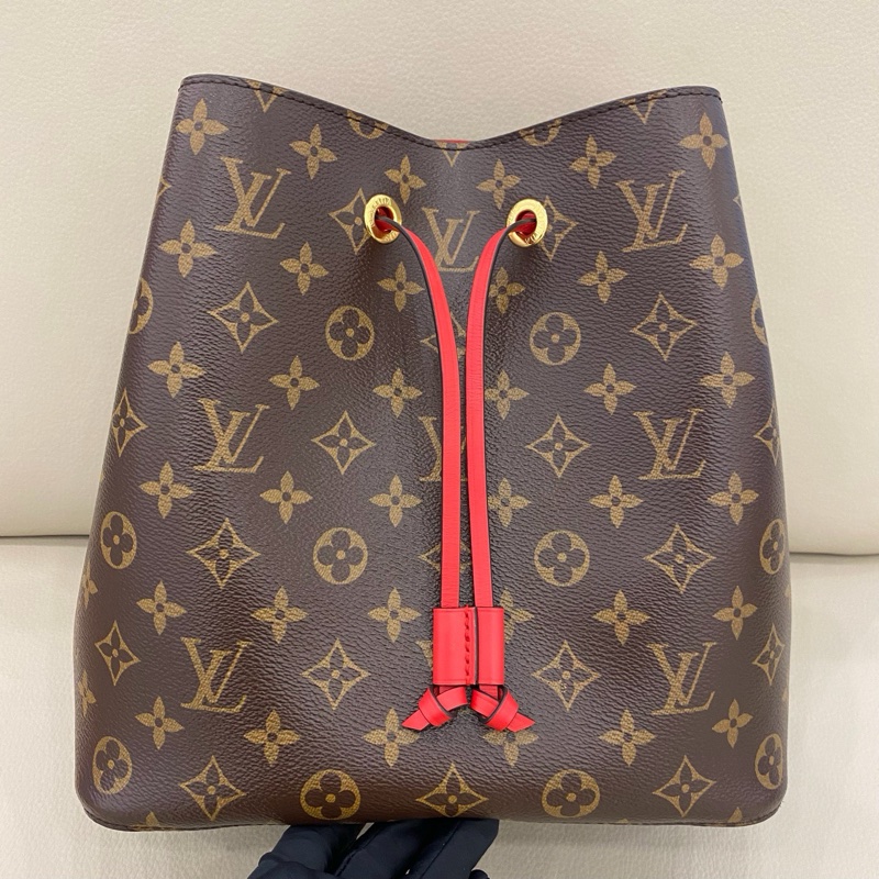 Louis Vuitton路易威登老花紅水桶 芯片-1