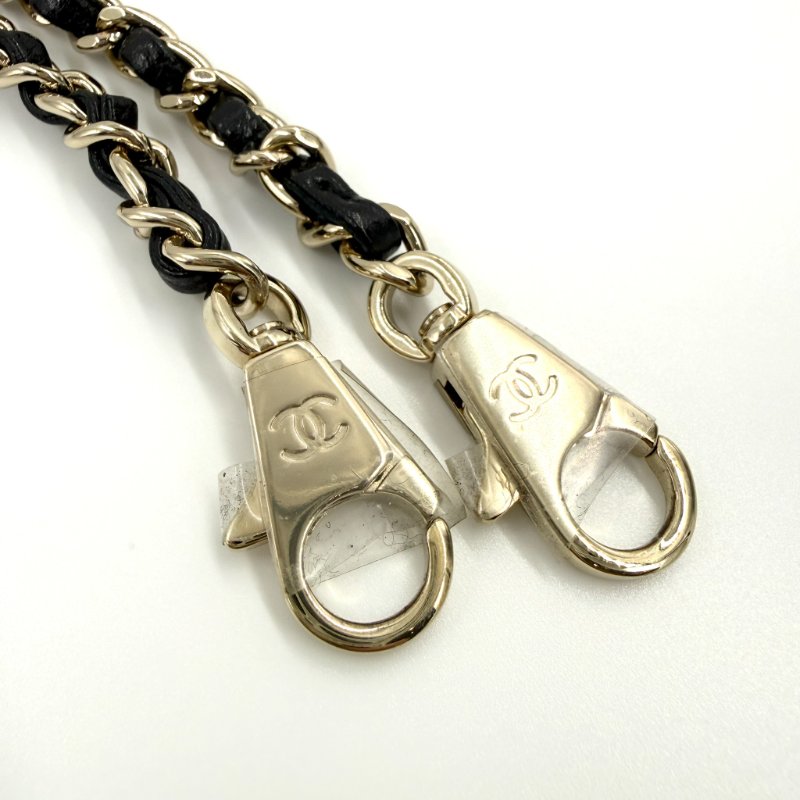 CHANEL -黑色淡金釦荔枝皮╻Mini Coco Handle-27