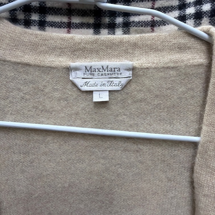 Max Mara 100% cashmere 毛衣外套 義大利 L-0