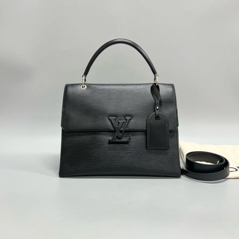 97新 LV/路易威登Grenelle中號水波紋手提單肩包 芯片款