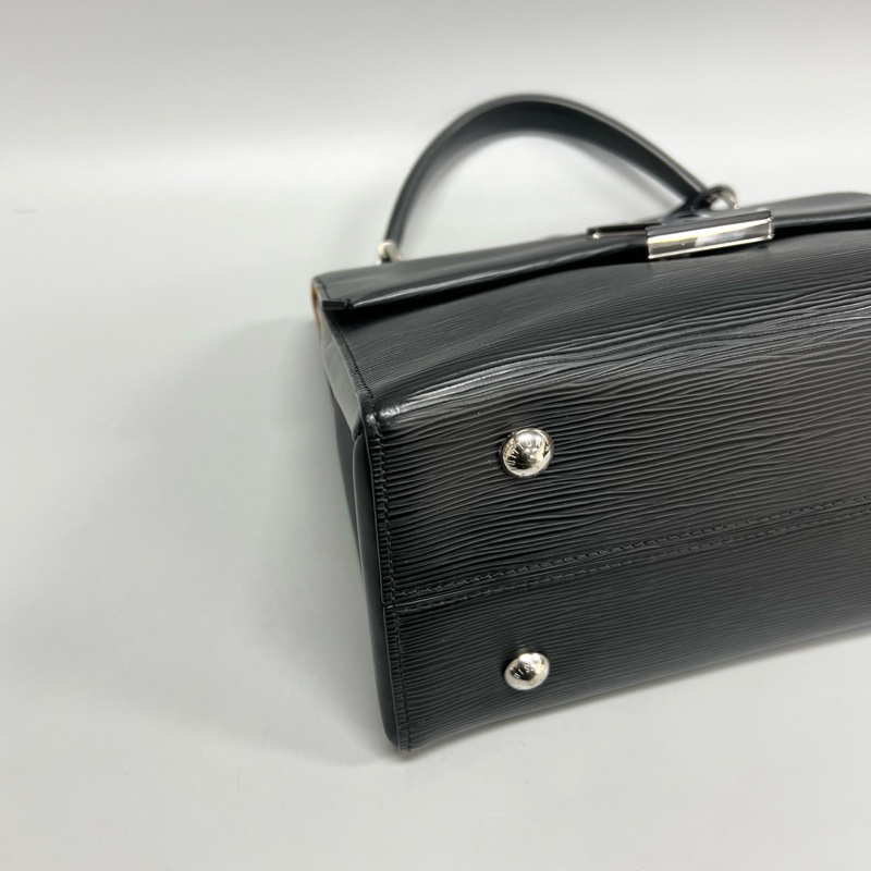 97新 LV/路易威登Grenelle中號水波紋手提單肩包 芯片款-4