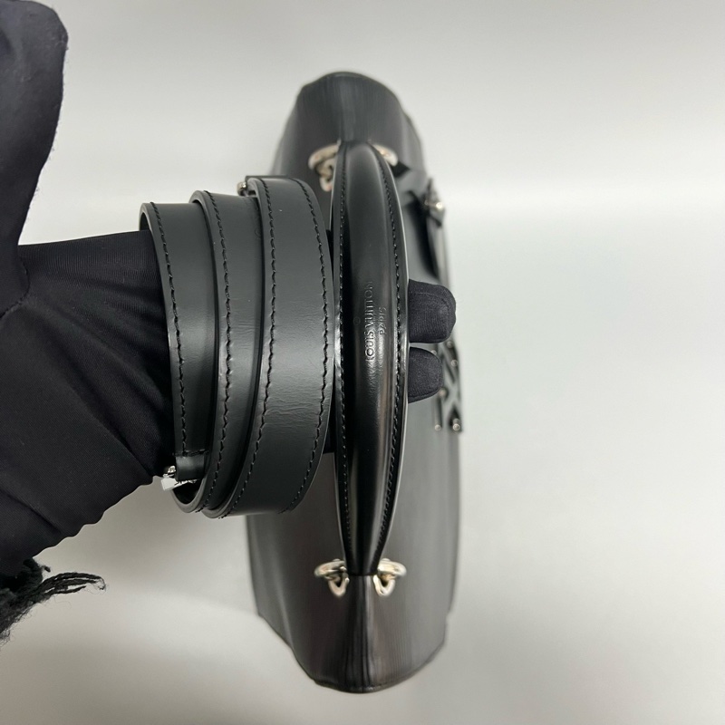 97新 LV/路易威登Grenelle中號水波紋手提單肩包 芯片款-6