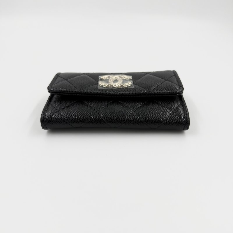 CHANEL - 黑色荔枝皮金釦下蓋╻Mini CF-2