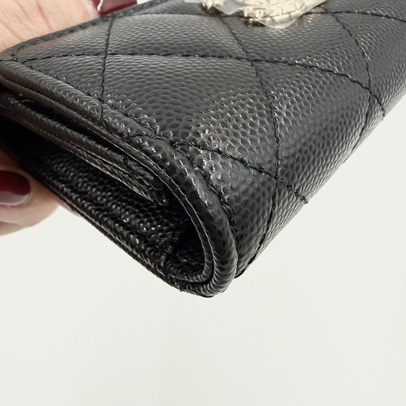 CHANEL - 黑色荔枝皮金釦下蓋╻Mini CF-7