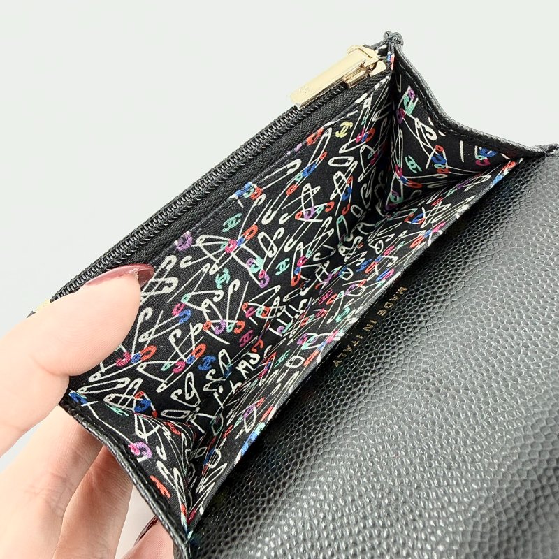 CHANEL - 黑色荔枝皮金釦下蓋╻Mini CF-12