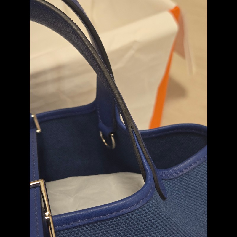 Hermes 愛馬仕 菜籃子 picotin 18 cargo 帆布拼皮革-17