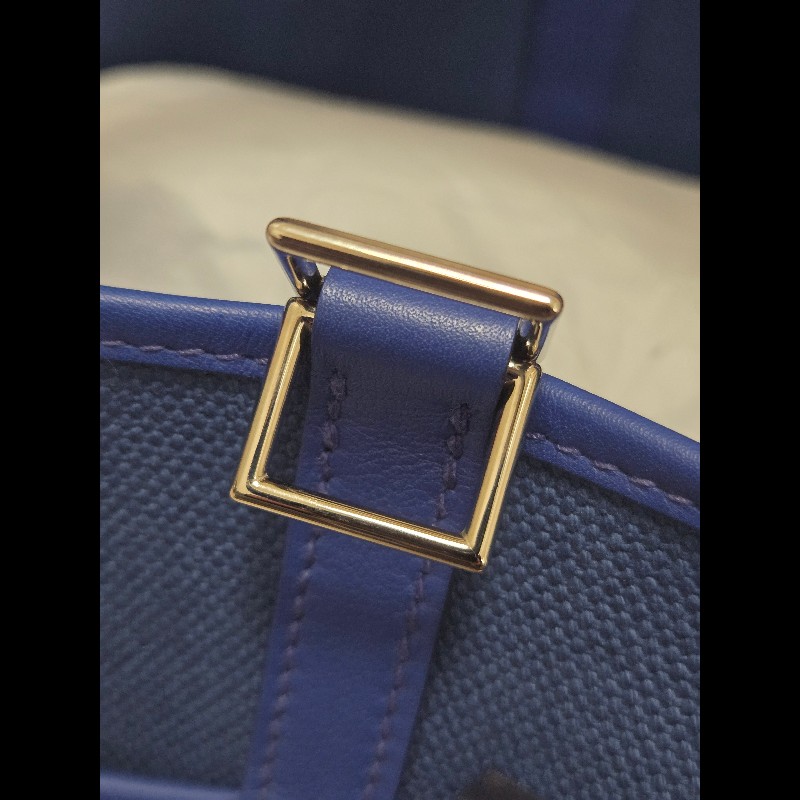 Hermes 愛馬仕 菜籃子 picotin 18 cargo 帆布拼皮革-19