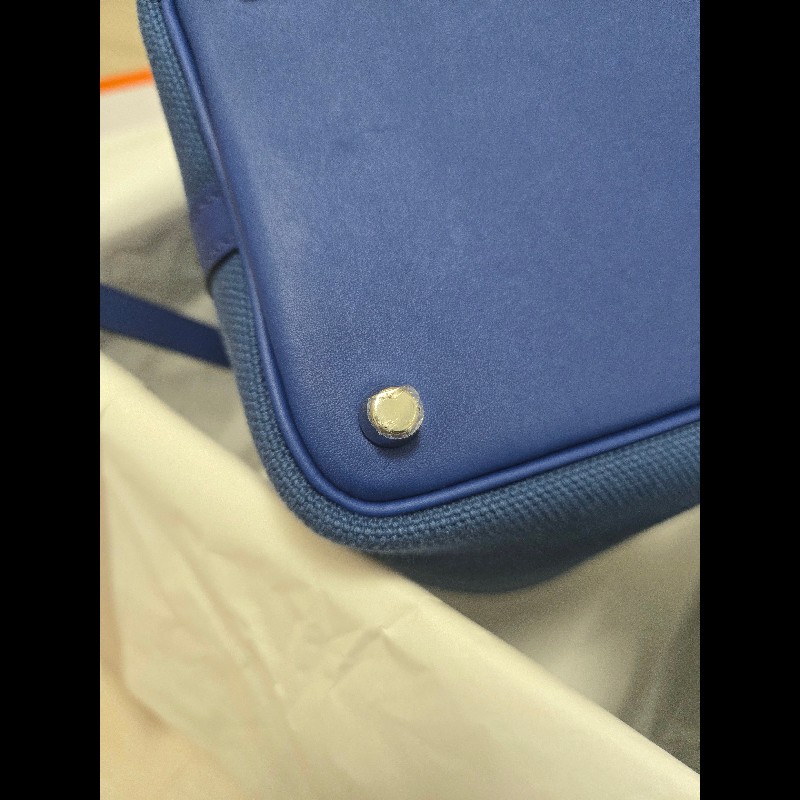 Hermes 愛馬仕 菜籃子 picotin 18 cargo 帆布拼皮革-24