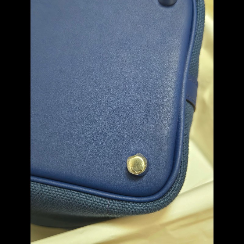 Hermes 愛馬仕 菜籃子 picotin 18 cargo 帆布拼皮革-25