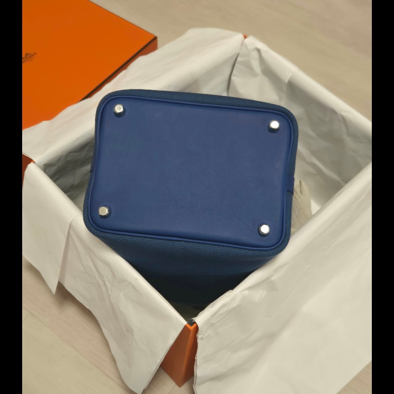 Hermes 愛馬仕 菜籃子 picotin 18 cargo 帆布拼皮革-26