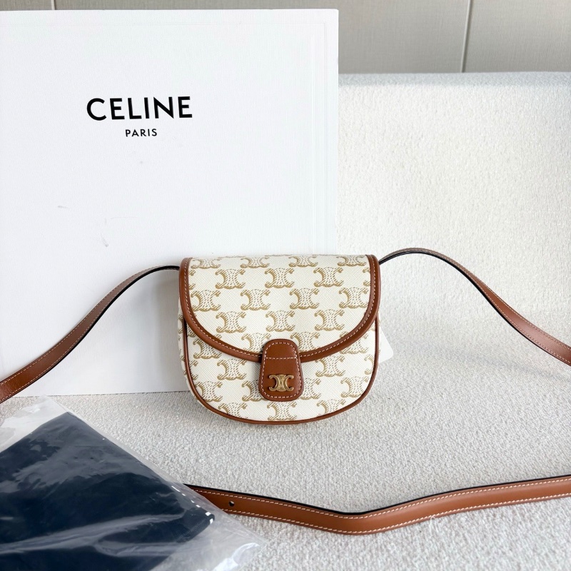 Celine老花mini凱旋門馬鞍包14*12*4 98新配件盒子塵袋-1