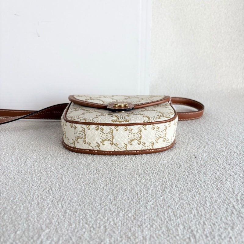 Celine老花mini凱旋門馬鞍包14*12*4 98新配件盒子塵袋-4