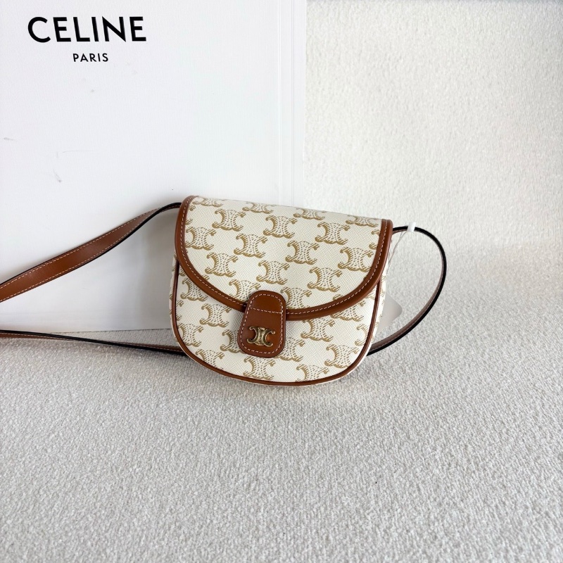 Celine老花mini凱旋門馬鞍包14*12*4 98新配件盒子塵袋-5