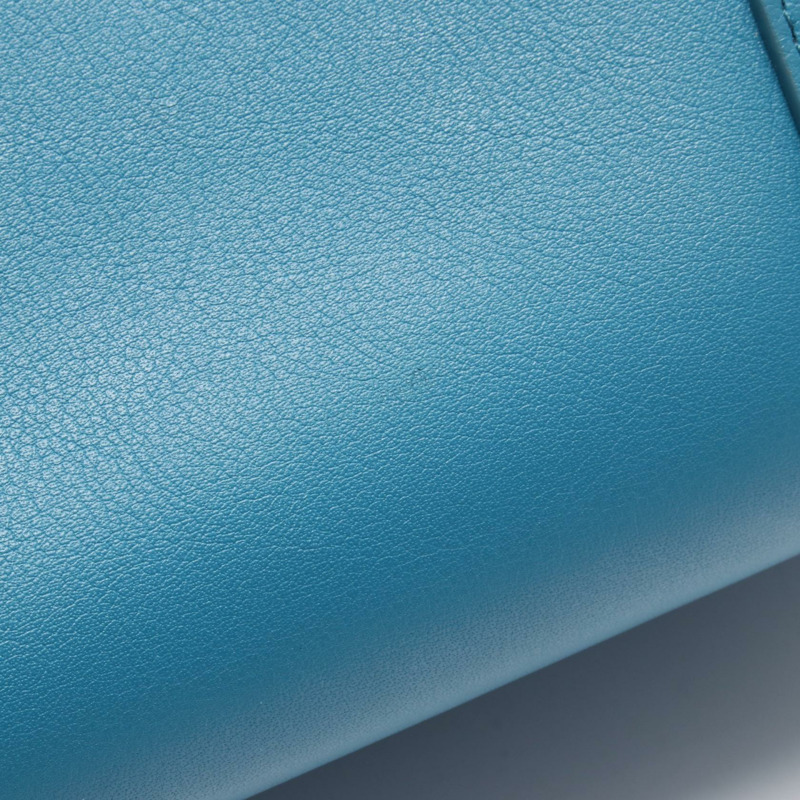 LOEWE Amazona 28 單肩斜背包 A039N08X01 皮革 藍色 二手 女士-7