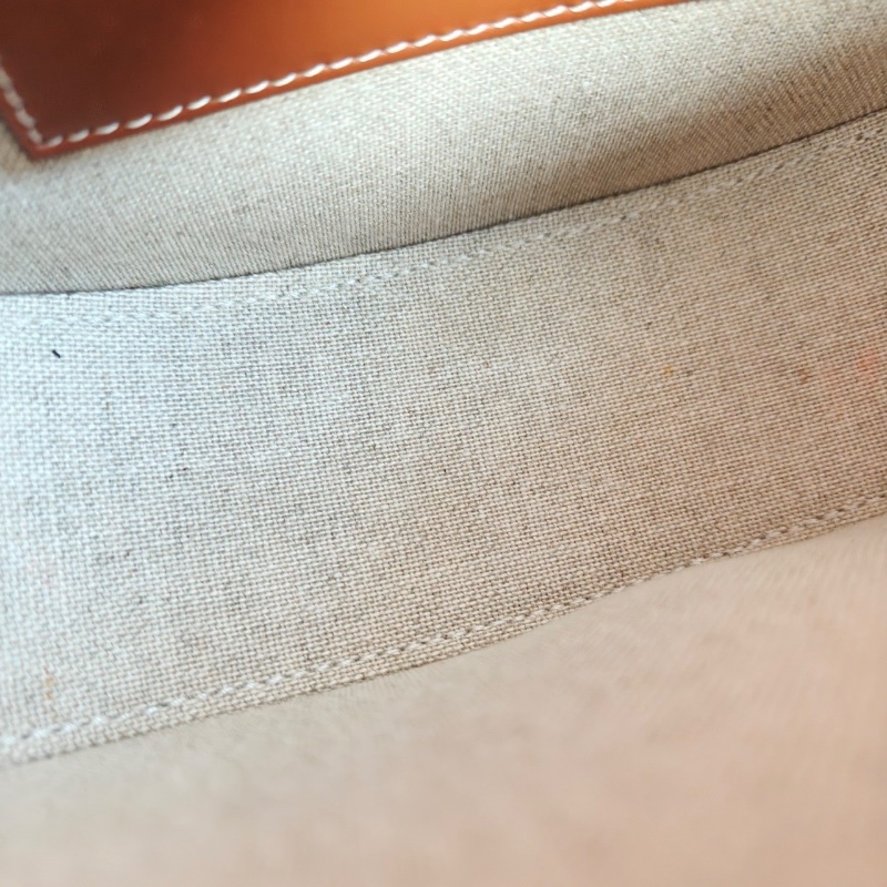 Celine帆布拼皮Basace凱旋門月亮包23*14*6 棕色拼米色 98新配件塵袋-1