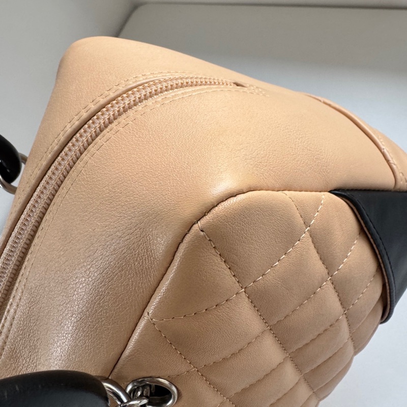 ✨Chanel 奶茶色康鵬包🧋難遇的好包況-14