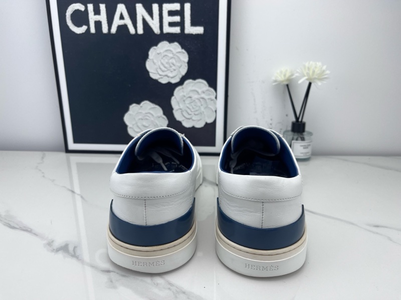 97新Hermes愛馬仕 純白休閒鞋 43.5碼 無附件-2